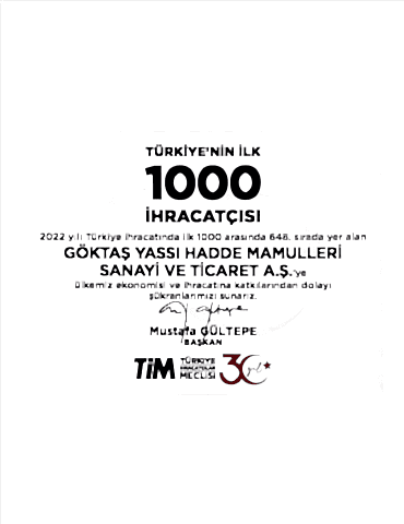 TÜRKİYE'NİN İLK 1000 İHRACATÇISI